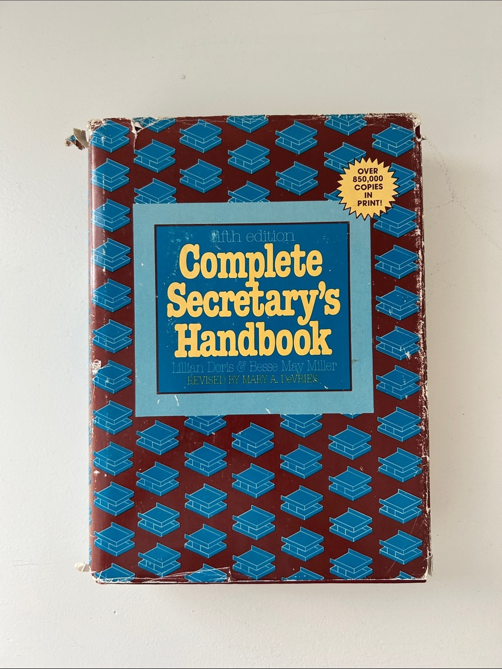 Complete Secretary's Handbook — Blue and Maroon Cover
